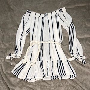 FAITHFULL THE BRAND MILOS DRESS - Del Rio Stripe